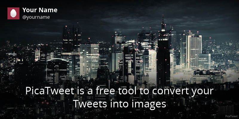 Convert your Tweets into images sample