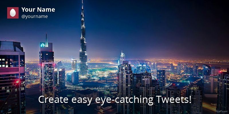 Convert your Tweets into images sample